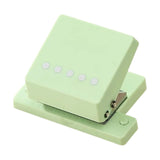 Calandis 5 Hole Punch Portable Binding Machine For Scrapbooks A4 Loose Leaf Notebooks Light Green | Paper Punches | Scrapbooking