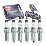 6 pc NGK Iridium IX Spark Plugs compatible with Nissan Pathfinder 3.5L 4.0L V6 2001-2012