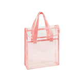 Quira Portable Transparent Handheld Folder, Expandable Document Storage Bag With Insert Organizer For Office (Multicolour)