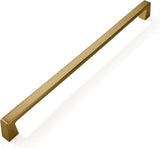 khtumeware 1 Pack Appliance Pull 12 Inch Brushed Brass Cabinet Pulls Brushed Gold Cabinet Pulls - Gold Drawer Handles Modern Dre