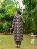 Gosriki Women'S Rayon Blend Straight Printed Kurta With Pant (Ommy Black-Vks01-Gs_M_Black_Medium),Black,,B0DCK929GT