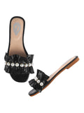 Shoetopia Women'S Girls-Flat-267 Flat Sandal-4 Kids Uk (Girls-Flat-267-Black)-Eu37,Black,4,B0D4VTZ2ND