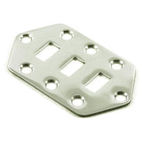 Fender Jaguar Pickup Selector Switch Control Plate for Electric Guitar - Chrome