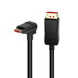 ALYYDBG 8K@60Hz 90 Degree Right Angle DP 1.4 Cable, Male to Male Right Angled Displayport 1.4 Cable Cord 8K@60Hz, 4K@144Hz, 2K@1
