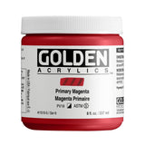 Golden Heavy Body Acrylic Primary Magenta 8oz jar