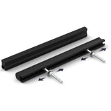 goldenwarm Adjustable Drawer Pulls Black Cabinet Handles for Kitchen Hardware 2 to 8(51-224 mm) Hole Distance 10 Pack