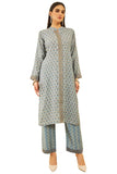 Soch Womens Blue Muslin Floral Printed Kurta Set With Zari Detailed Blue M