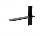 Solid Heavy Duty Steel Free Hanging Shelf Bracket, 1 Count, 14 inch Universal, DIY Projects, Made with American Steel by The Ori
