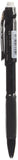 Pentel TwistErase Gt Pencils, 0.5 Mm, Hb (#2.5), Black Lead, Black Barrel