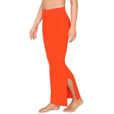 Zivame High Compression Slit Mermaid Saree Shapewear - Orange Orange S