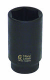 Sunex Tools 233MD 1/2Inch Drive 33mm Deep Impact Socket, Forged from Chrome Molybdenum Alloy Steel