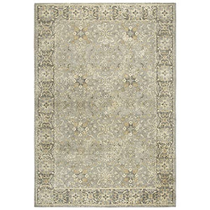 Alora Decor Euphoria 3' X 5' Persian/Classic Gray/Gray/Rust/Blue Hybrid Area Rug