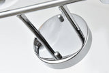 Living District Jaelynn 4-Light Iron & Glass Bath Sconce In Black/Clear