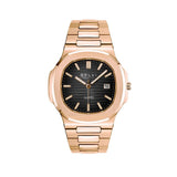 Sylvi Urbane Stainless Steel Strap Analog Wrist Watch For Men | Classic Watches For Men With Date Display | Water Resistant Men'