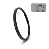 JJC Metal Lens Decoration Ring Cap for Ricoh GR III GR III HDF GR3 GR3 HDF Accessories Replace Ricoh GN-1 Ring Cap -Black