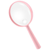 Feosky Handheld Reading Magnifier, 10X 30X Magnifier, 90mm Shatterproof Lens, Adults Close Work Non-Slip Handle for Seniors Read