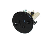 Sillites Scrmb Tamper-Resistant Self-Contained Receptacle 15 Amp 120 Volt Black