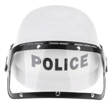 ZOOMELLA Childrens Pp Police Costume Helmet, Cop Motorcycle Hat & Visor Child Fancy Dress Costume Pretend Role Play Game Toy| Co
