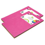 Art & Decoration Fabric Sheets, 12 x 18, Assorted, 45 Sheets Per Pack, 2 Packs