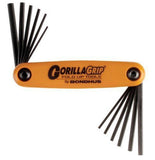 Bondhus 12550 GorillaGrip Set of 12 Hex Fold-up Keys, sizes 5/64-5/32-Inch & 1.5-5mm