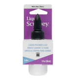 Liquid Sculpey Liquid Polymer Oven-Bake Clay, White, 1 oz. bottle, Great for jewelry, holiday, DIY, mixed media, window clings, 