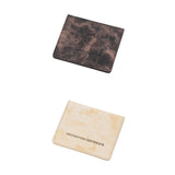 Merishopp 2Pcs Vaccination Card Protector Slim Wallets For Documents Black Yellow| Trendy | Comfortable | Fashionable | Soft Fab