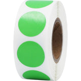 Light Green SemiGloss Round Stickers, 3/4 Inch, 500 Labels Per Roll Perfect For Color Coding, Inventory Management, And Cust