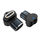 chenyang 2 Pack USB C to Pitch 5.0mm 2Pin DC 5V/12V Magnetic Smart Watch 90 Degree Angled Charging Adapter for Z6~Z11 Kids Smart