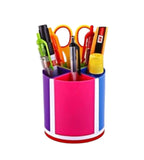 Revolving Rainbow Pen Stand S603, Pencil Holder, Pen Organizer for Desk, Stationery Storage, Makeup Brush Holder for Office &
