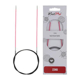 KnitPro Zing Fixed Circular Needles 32 (80cm) | US Size 0 (2mm)