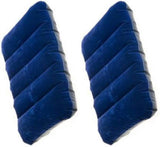 4Myl Pack Of 2 Soft Air Travel Pillow Lightweight, Portable, Washable, Suitable To All Best Home, Office, Airplane, Cars Camping