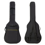 36 Inch Acoustic Guitar Gig Bag Waterproof Dual Adjustable Shoulder Strap 5mm Padding Backpack with Accessories -For 36 Acoust
