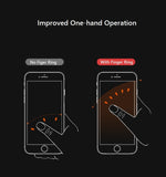 Transparent Phone Ring Holder Grip Tomorotec 360 Degree Free Rotation, Clear Cell Phone Finger Ring Kick-Stand Compatible with i