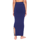 Zivame All Day Seamless Mermaid Saree Shapewear With Removable Drawcord For Women - Navy Blue1 Blue S