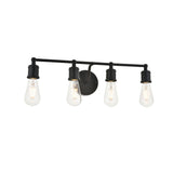 Elegant Lighting Living District Indoor Modern Home Decorative Bright Ceiling Serif 4 Light Black Wall Sconce
