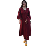 Anni Designer Women'S Maroon Color Rayon Kurta With Palazzo Set (Geetha Maroon_M),maroon,M