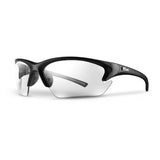 LIFT Safety Quest Glasses | ANSI Z87.1 Impact-Rated Polycarbonate Lenses, TR-90 Frame, Soft Grip, UV Protection (Black/Clear)