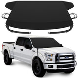 Sunny color Extra Large Windshield Cover for Ice and Snow, Upgraded Thicken Oxford Car Windshield Cover Best for Ice, Frost & Sn