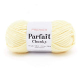 Premier Parfait Chunky Yarn - Super Bulky, Ideal for Knitting & Crocheting, Chenille, Yellow, 3.5 oz, 131 Yards