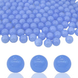 PAMIR TONG 400pcs 8mm Lt Blue Round Glass Beads for Bracelet Pretty Smooth Loose Beads for Necklace-Earring-Jewelry Making-Home 