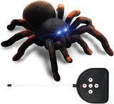 Aerbee RC Spider Tarantula, Wireless Remote Control High Simulation Spider Toy with Glowing Eyes, Perfect for Joke Game Kids Pla