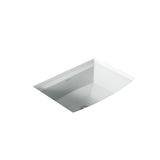 Kohler 2355-95 Archer 20 rectangular undermount bathroom sink, Ice Grey