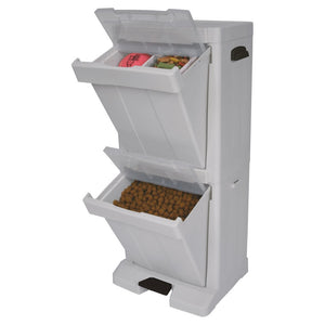 Richell Pet Stuff Tower for Food Storage | Richell Pet Stuff Tower: Ideal for Cats and Dogs. Max Load Capacity 8.8lbs, Includes 