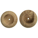 NATIONAL N262972 Natural Wood 13/8 Socket for Mounting Closet Poles, No Size