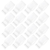 Luxshiny 30pcs Leakproof Cosmetic Bottle Pump Lock Clips for Lotion Makeup Remover and Shampoo Dispenser PP Accessory for Secure