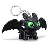 HAMERA ENTERPRISES Dragon Keychain with LED Light Eyes and Moving Wings | Mini Creature Key Holder Toy Accessory for Keys, Backp