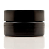 Infinity Jars Screw Top Jar 50 Ml (1.7 fl OZ) Black Ultraviolet Refillable Cosmetic Style Travel Bottle Glass Jar Empty Cosmetic