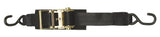BoatBuckle Heavy-Duty Ratchet Transom Tie-Down, 2-Pack, 2-Inch x 6-Feet