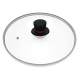 10.25 Inch Tempered Glass Lid Compatible with 10-10.25 Inch Lodge Cast Iron Skillets & 5 Quart Dutch Ovens - 10.25 Inch Universa