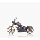 Old Modern Handicrafts Hardcore 67 Chopper Motorcycle Model - Handmade Metal Model - 12.5L X 5.2W X 8H Inches